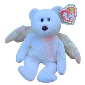 Halo" TY Beanie Babies * Rare Brown Nose * 1998
